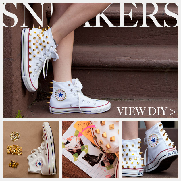 DIY Studded Converse Feature www.trinketsinbloom.com