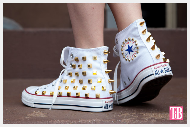 DIY Studded Converse Photo Back View