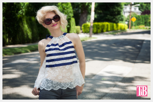 DIY Lace Tank with Ribbon Photo 2