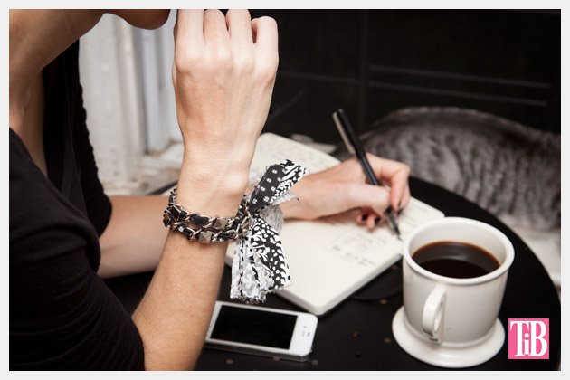 Dear Stella Fabrics DIY Woven Chain Bracelet Photo 1