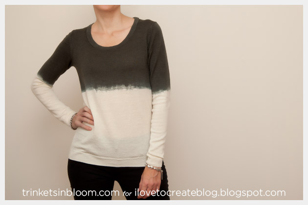 Dip Dye a Wool Sweater Photo 1