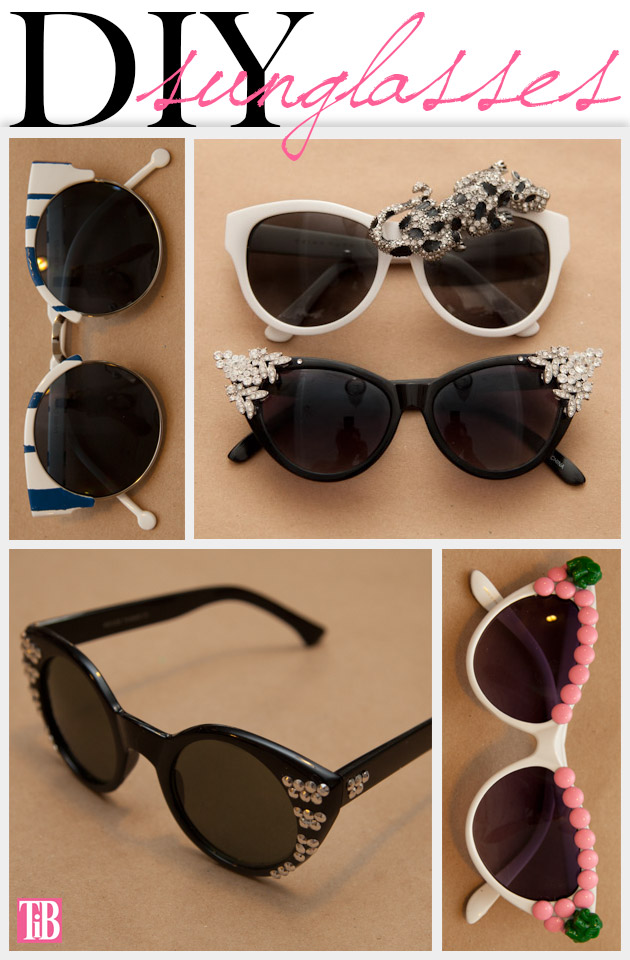 DIY Sunglasses from www.trinketsinbloom.com