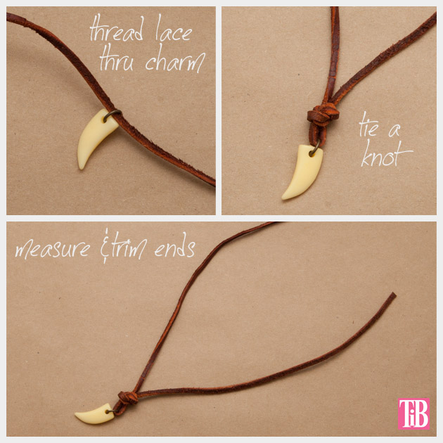 Leather cord Necklace DIY with Owl Pendant - Beginners Tutorial - The  Crafting Nook