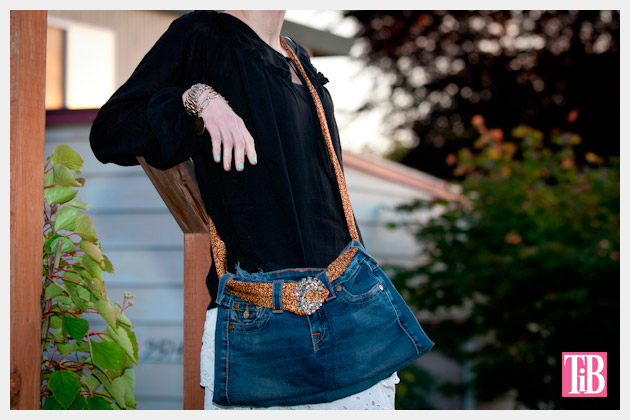 Fall Denim Review Recycled Jeans Bag DIY