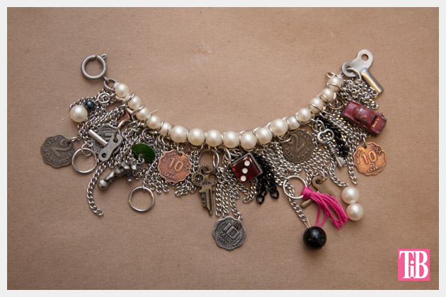 YSL Inspired Charm Bracelet DIY Finished