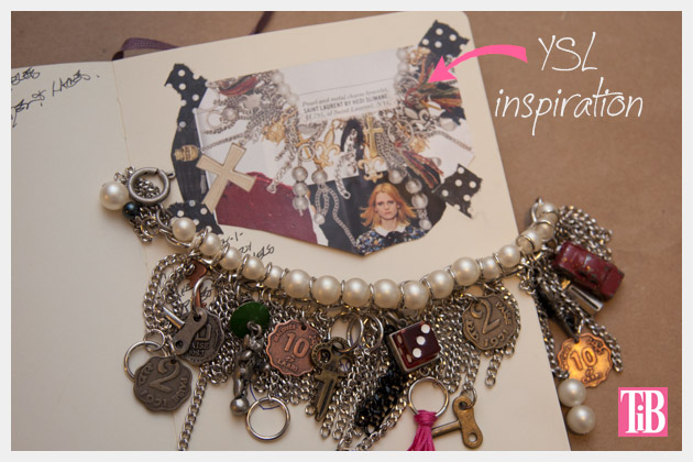 YSL Inspired Charm Bracelet DIY Inspiration