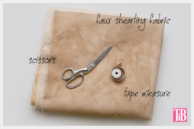 DIY Shearling Vest Supplies