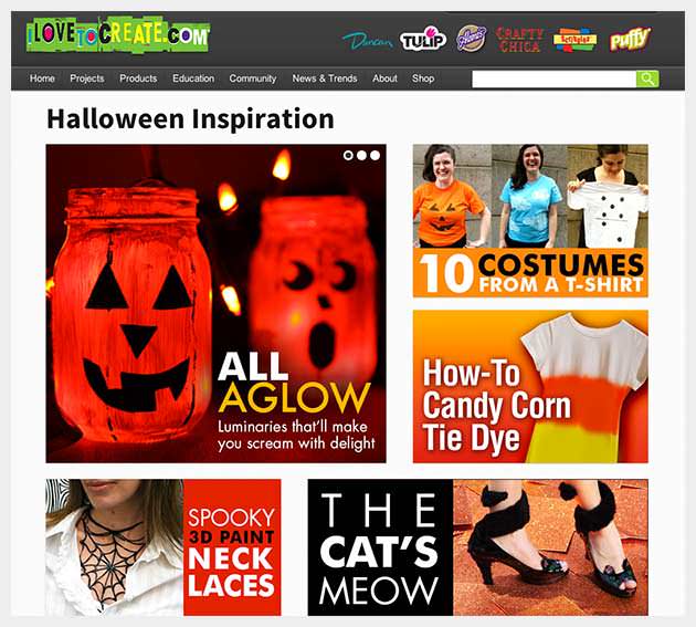 I Love To Create's Halloween Inspiration Page