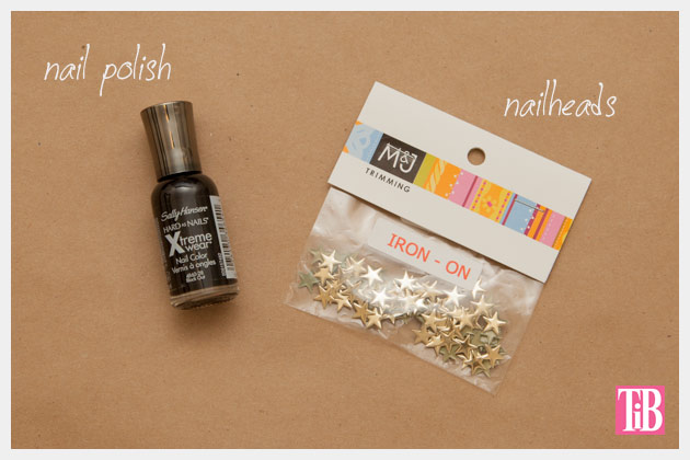 Gold Star Manicure DIY Supplies by Trinkets in Bloom