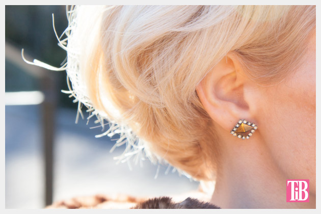 Stud and Rhinestone Earrings DIY by Trinkets in Bloom