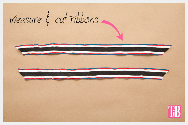 DIY Recycled Ribbon Bracelet Ribbons