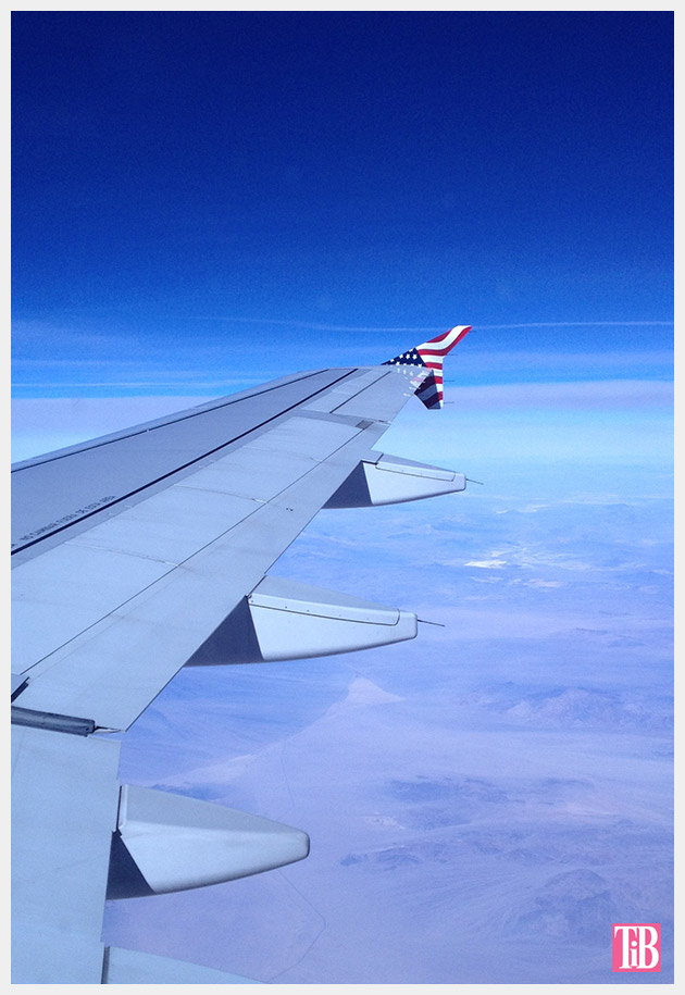 Wing of the Virgin America plane