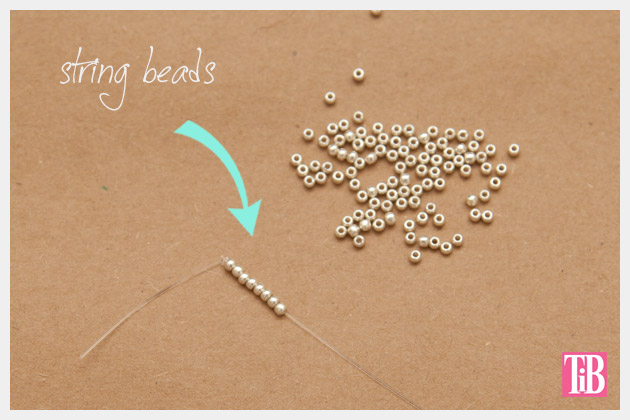 Beaded Tassel Bracelets Stringing beads
