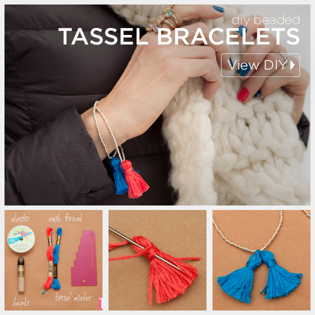 Beaded Tassel Bracelets by Trinkets in Bloom