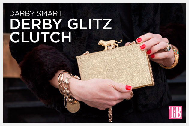 Derby Glitz Clutch by Trinkets in Bloom for Darby Smart