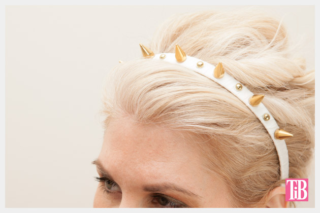 Spike Headband DIY Close Up