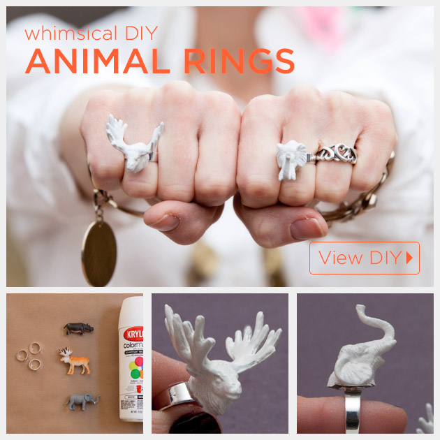 Animal Ring DIY Tutorial by Trinkets in Bloom