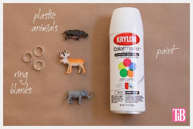 Animal Ring DIY Supplies