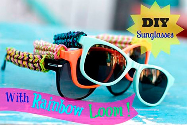 DIY Rainbow Loom Sunglasses