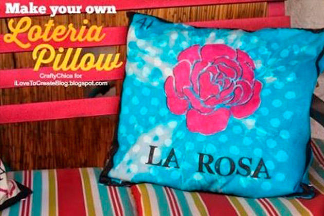 Loteria Pillow DIY