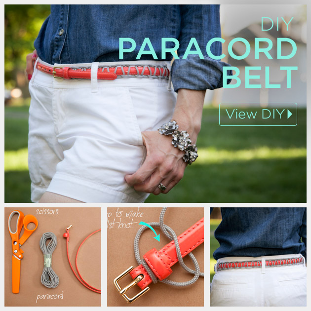 Paracord Belt DIY by Trinkets in Bloom