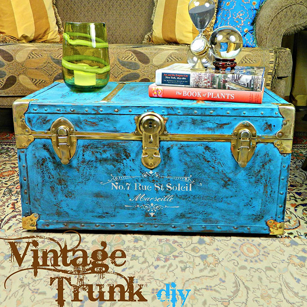 Vintage Trunk DIY