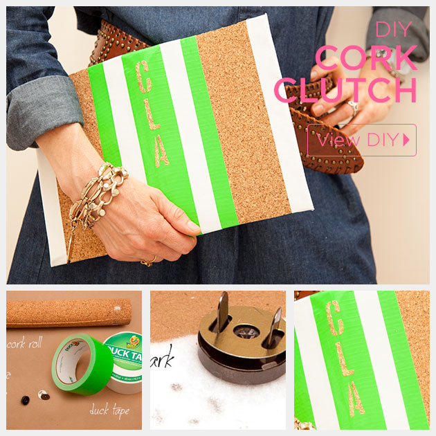 DIY Cork Clutch by Trinkets in Bloom