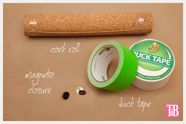 DIY Cork Clutch Supplies