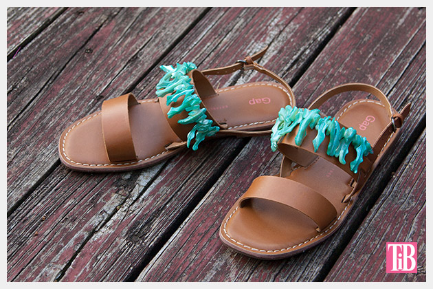 Embellished Sandals DIY Photo 2