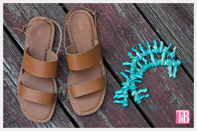 Embellished Sandals DIY Supplies