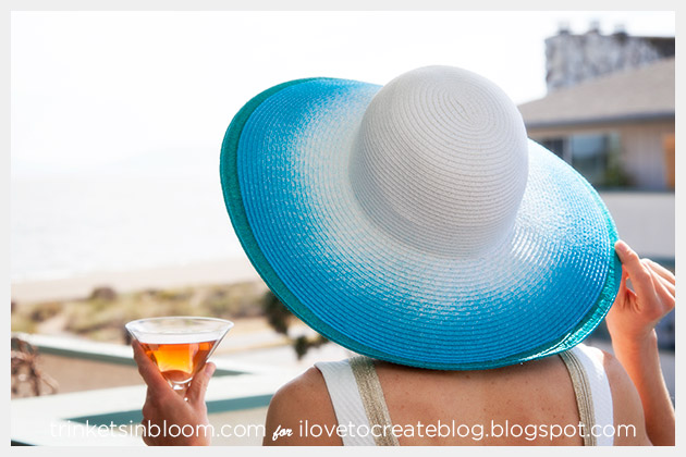 Spray Dye Beach Hat DIY Photo 1