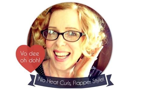 No Heat Curls, Flapper Style by Margot Potter