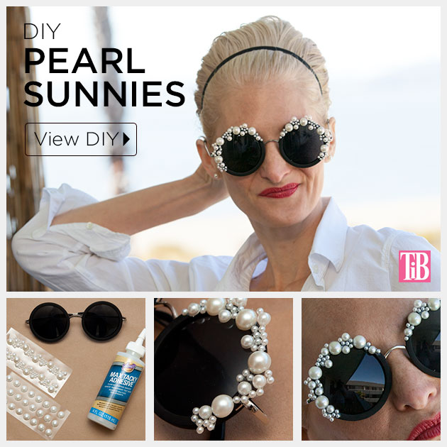 DIY Pearl Sunglasses Tutorial by Trinkets in Bloom