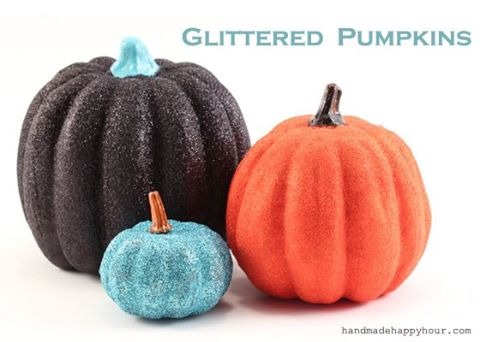 5 Groovy Mod Podge Pumpkins by Cathie Filian