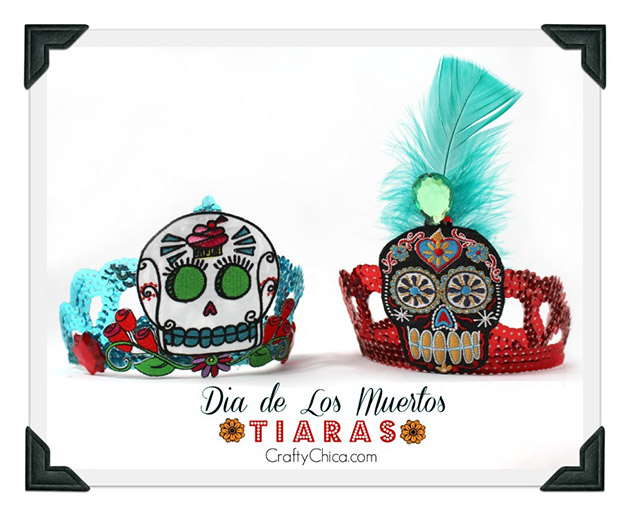 Dia de los Muertos Tiaras by Crafty Chica