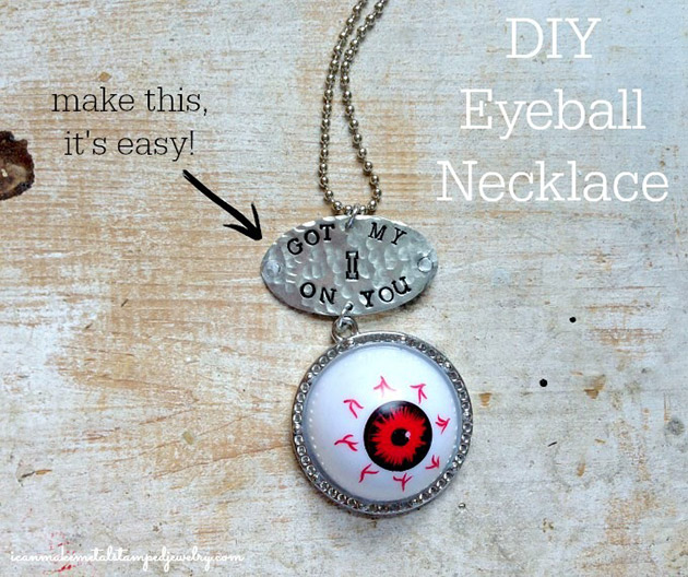 DIY Eyeball Necklace by Margot Potter