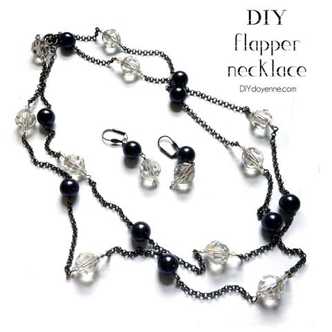 DIY Flapper Necklace by Margot Potter