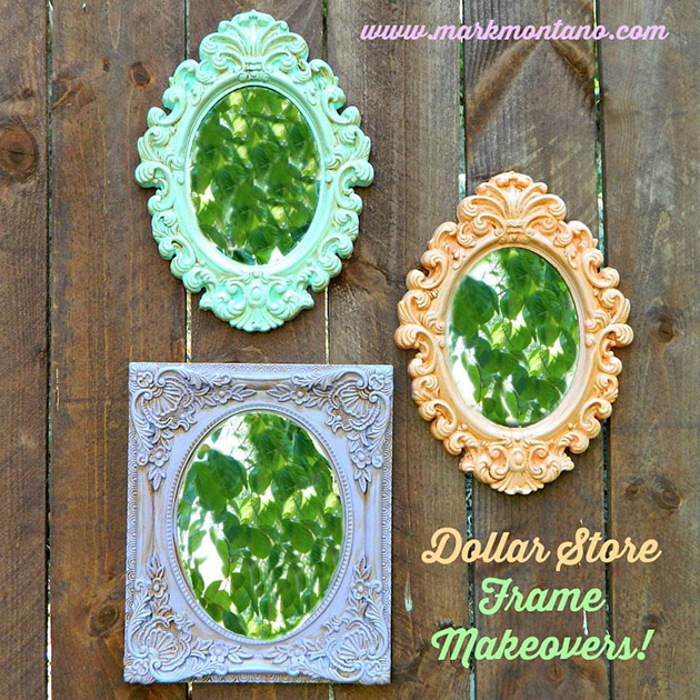 Dollar Store Frame Makeovers by Mark Montano