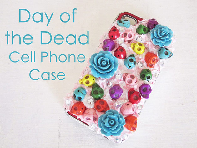 Day of the Dead Cell Phone Case by Cathie Filian