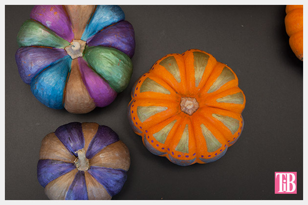 Painted Pumpkins using Bic Mark-it Markers top