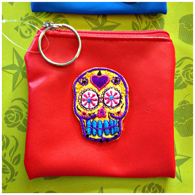 Sugar Skull Coin Purses by Dollar Store Craft