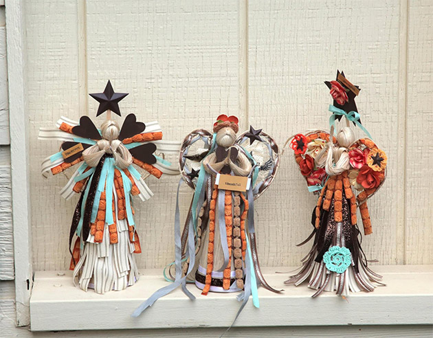 Altered Art Handmade Angels by Heather Mann