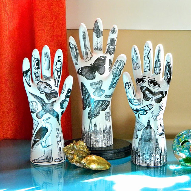 Tattooed Plaster Hands by Mark Montano