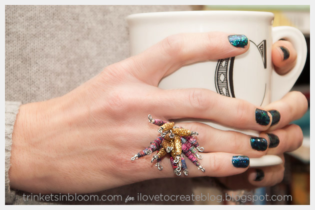 DIY Paper Bead Ring