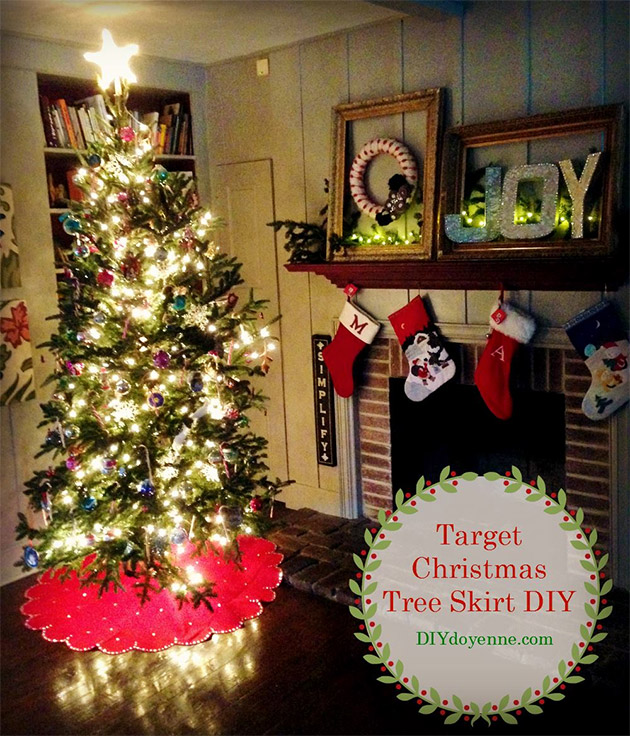 Target Christmas Tree Skirt DIY by Margot Potter