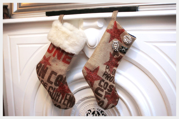 DIY Christmas Stockings by Trinkets in Bloom