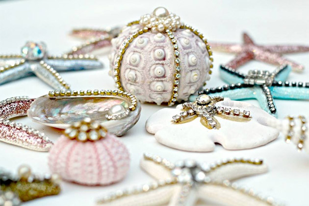 DIY Seashell Christmas Ornaments by Debi's Design Diary