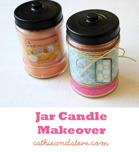 Jar Candle Makeover by Cathie and Steve