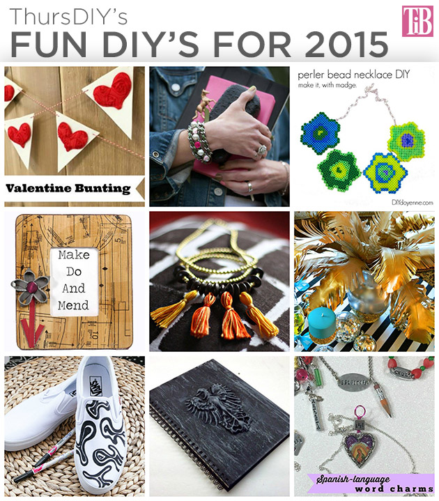 9 Fun DIY's for 2015 by Trinkets in Bloom