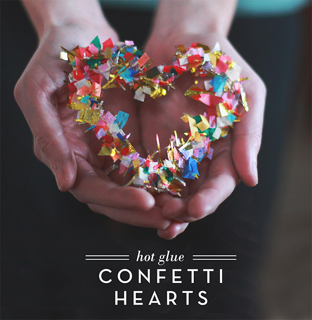 Confetti Hearts by Aunt Peaches